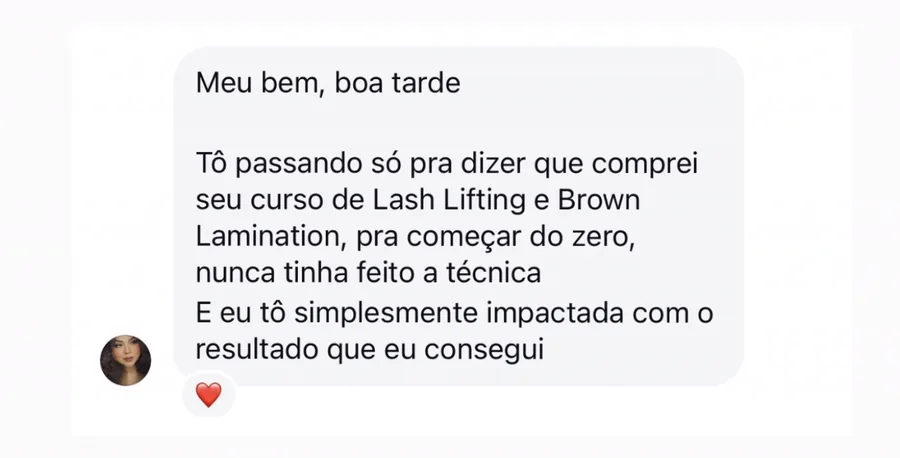 Naomi: comecei do zero, nunca tinha feito a tecnica, e estou impactada com o resultado
